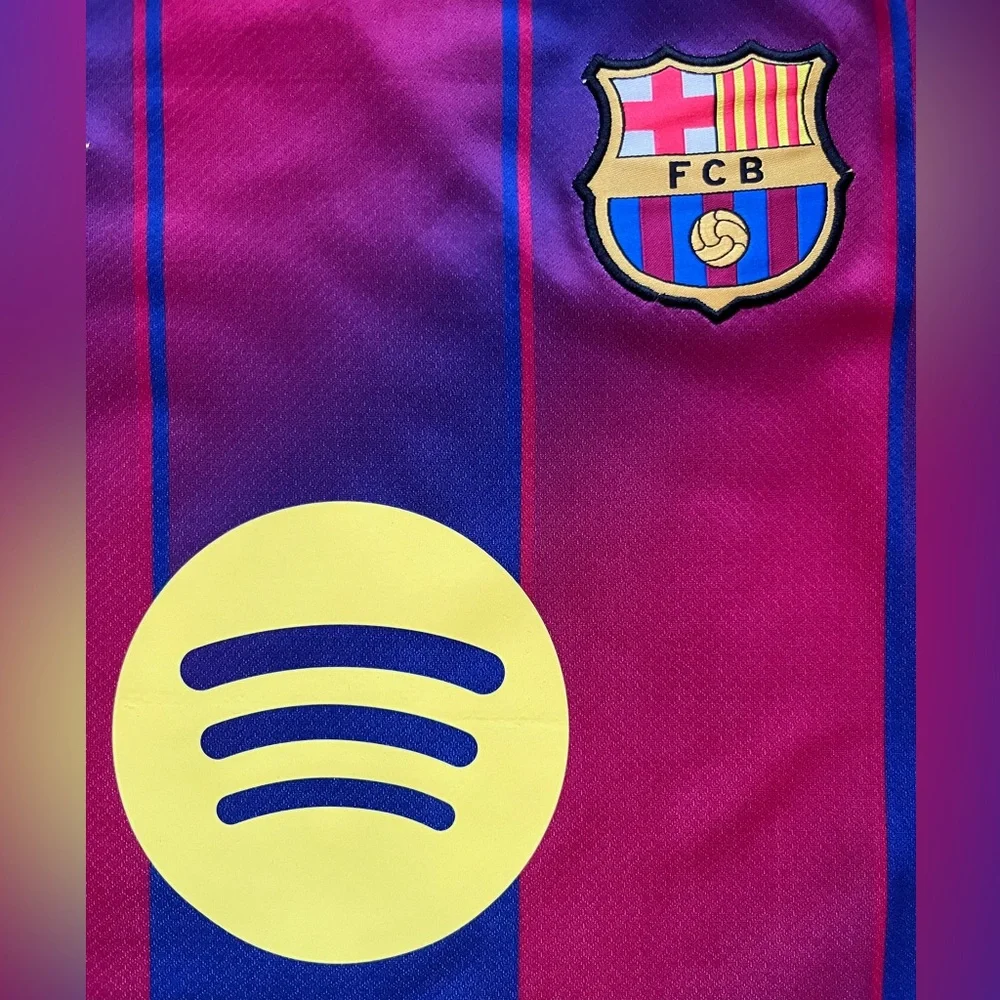 Raphinha #11 M-XL Barcelona Home Soccer Jersey UCL 2025 Blue - Picture 5 of 5